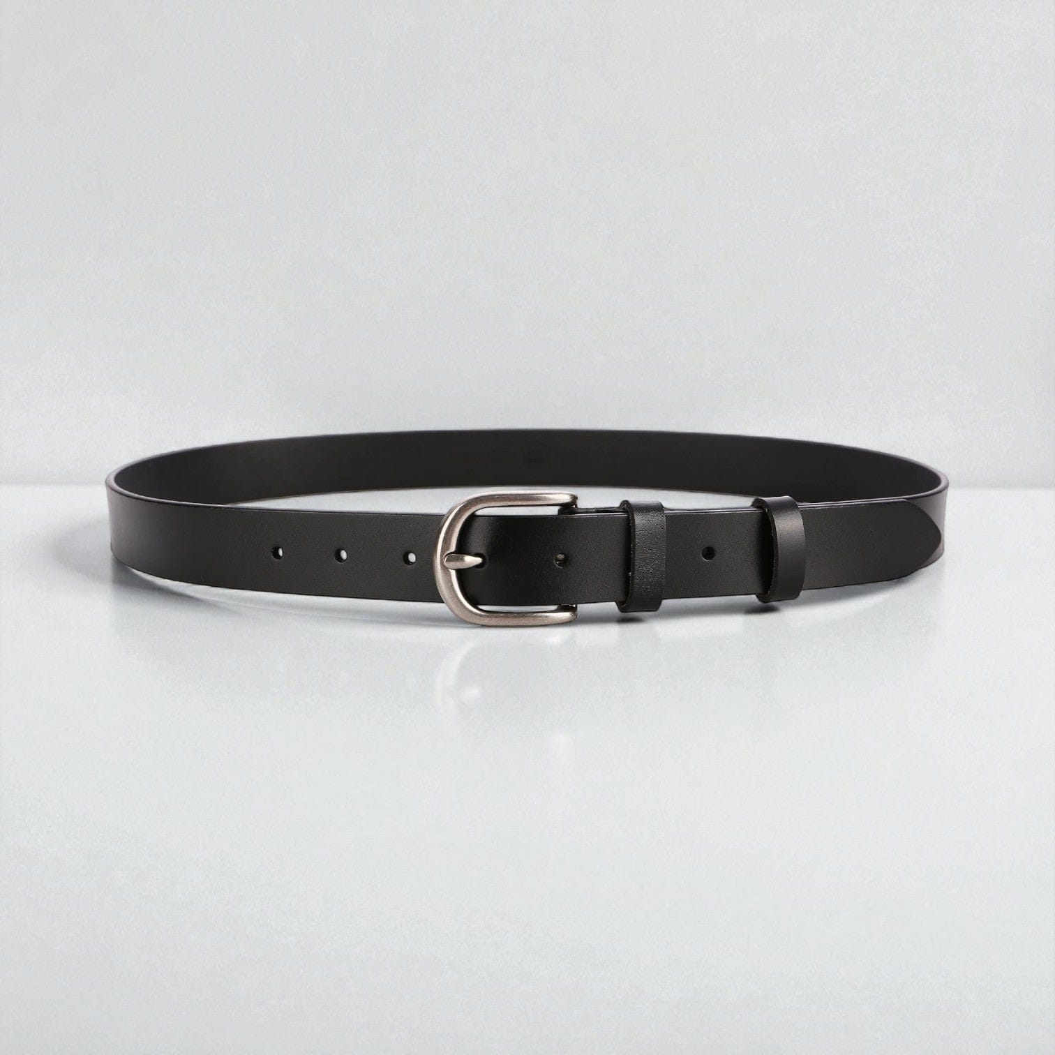 Ceinture pour femme en cuir style classique pour jean ou jupe