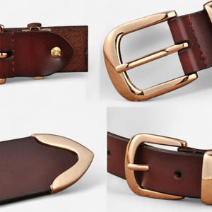 Ceinture pour femme en cuir