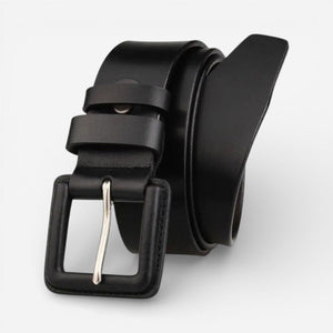 Ceinture pour homme large cuir patiné vintage