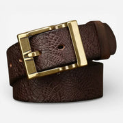 Ceinture pour homme en cuir avec motif animal embossé unique