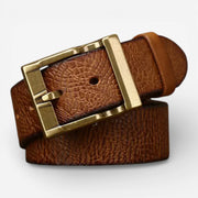 Ceinture pour homme en cuir avec motif animal embossé unique