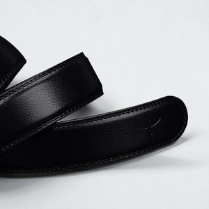 Ceinture automatique en cuir pleine fleur homme avec grain naturel