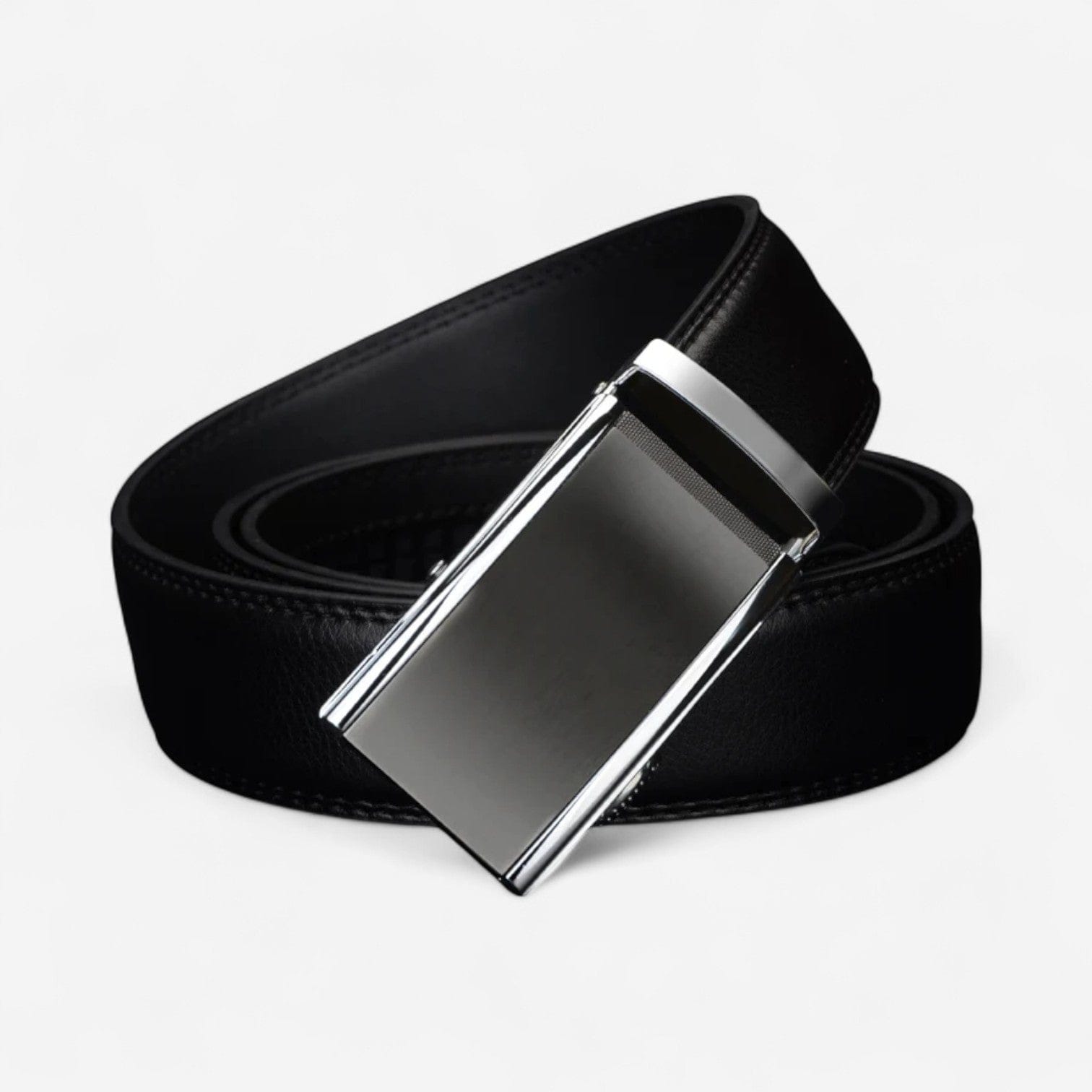 Ceinture automatique en cuir pleine fleur homme avec grain naturel