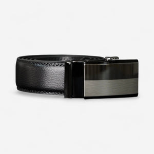 Ceinture pour homme en cuir automatique avec finition satinée