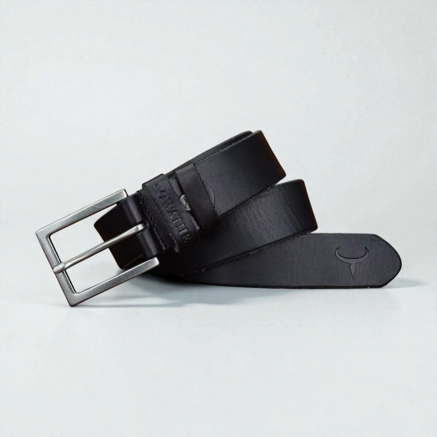 Ceinture pour homme en cuir boucle classique et tannage végétal