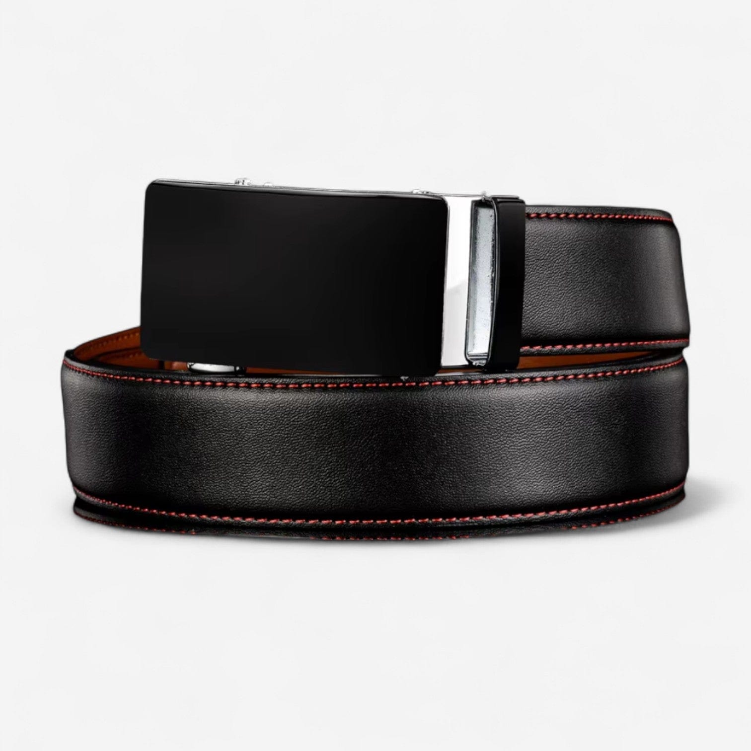 Ceinture automatique en cuir homme minimaliste et élégante