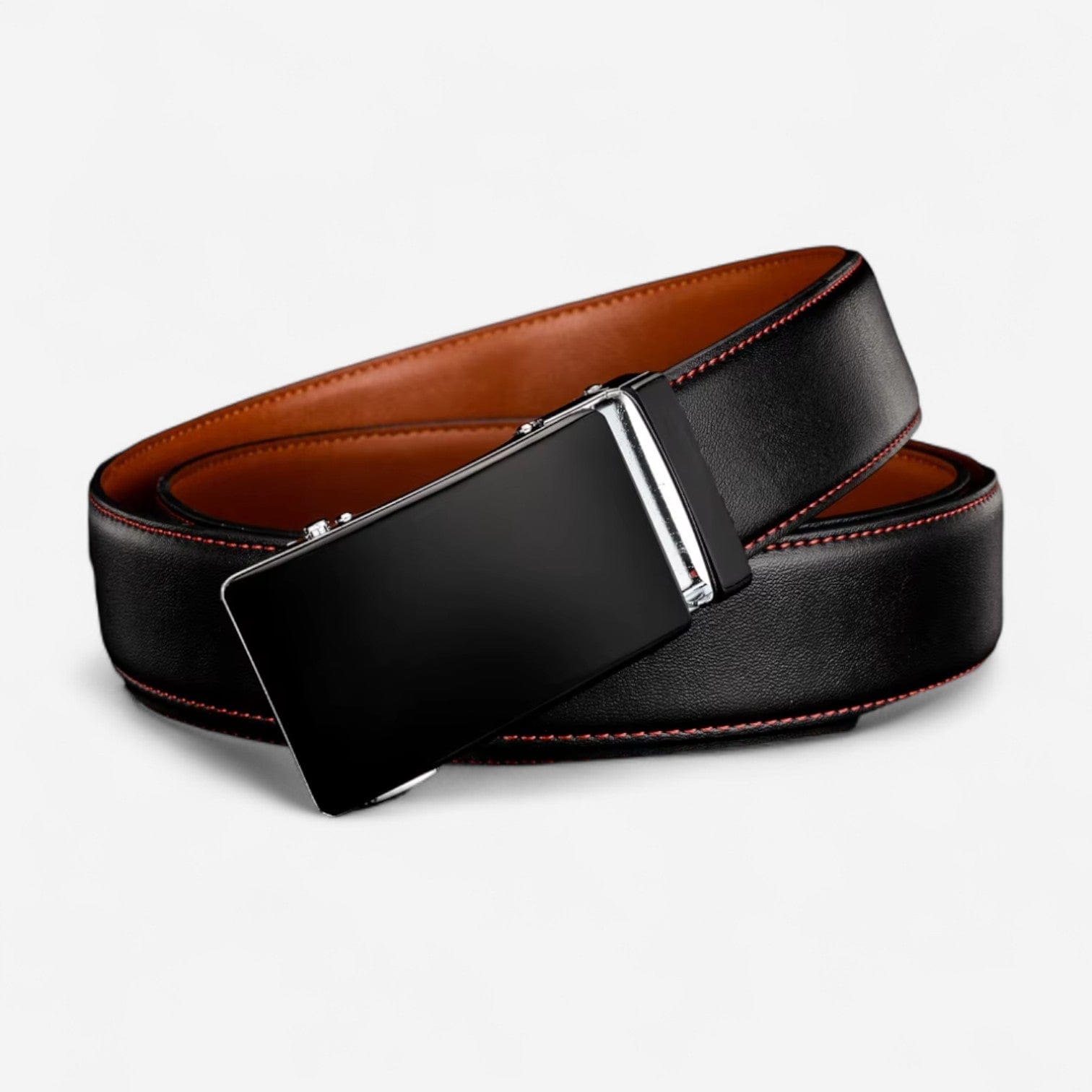 Ceinture automatique en cuir homme minimaliste et élégante