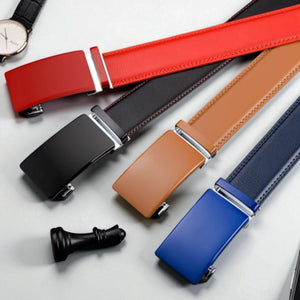 Ceinture automatique en cuir homme minimaliste et élégante