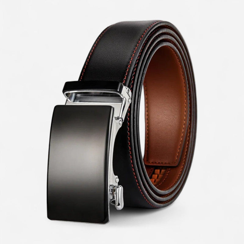 Ceinture automatique en cuir homme minimaliste et élégante