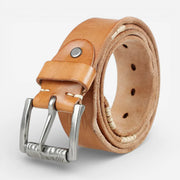Ceinture en cuir pleine fleur homme patine naturelle et robuste