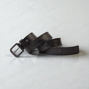 Ceinture pour homme en cuir style casual avec texture