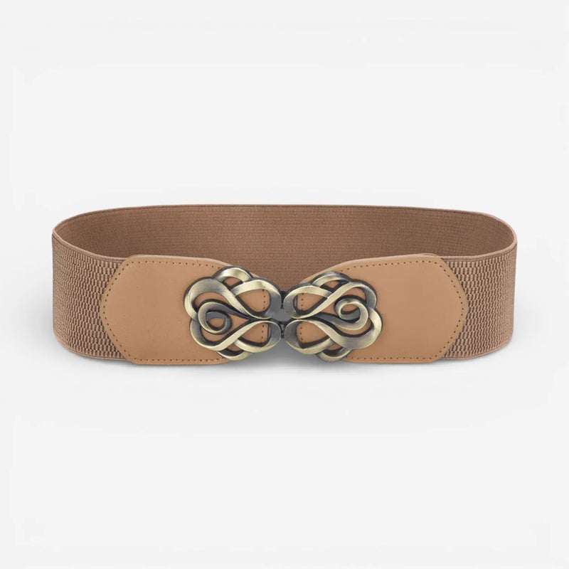 Ceinture élastique femme large pour tenue sophistiquée