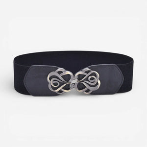 Ceinture élastique femme large pour tenue sophistiquée