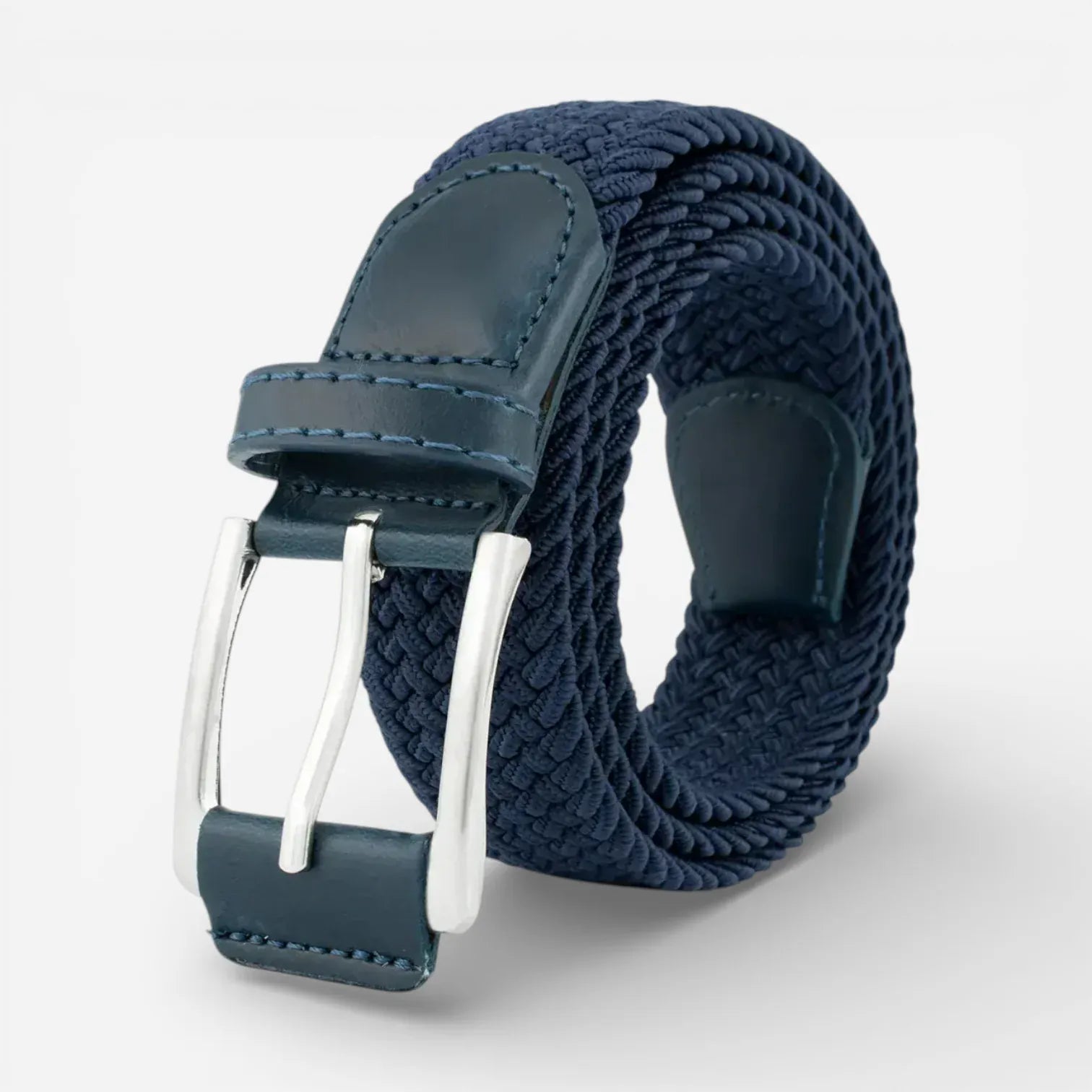 Ceinture élastique homme en nylon tressé confort