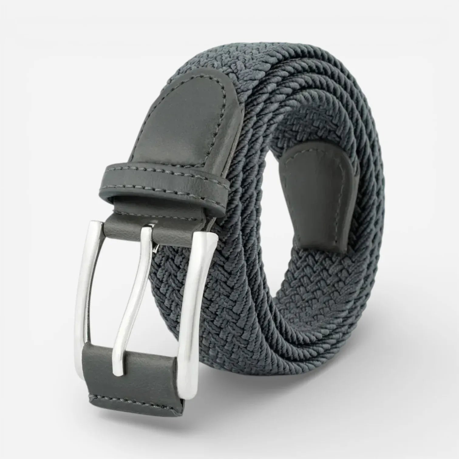 Ceinture élastique homme en nylon tressé confort