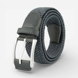 Ceinture élastique homme en nylon tressé confort