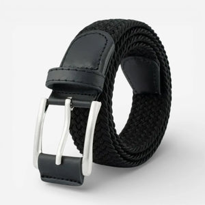 Ceinture élastique homme en nylon tressé confort