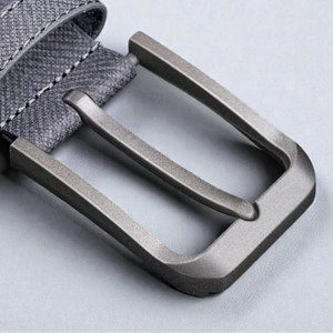 Ceinture élastique homme en toile tressée