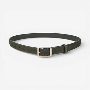 Ceinture en cuir suédé pour femme avec texture veloutée