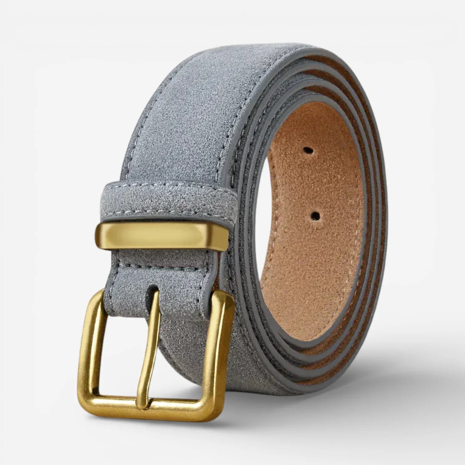 Ceinture suédée en cuir avec finitions soignées femme