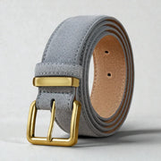 Ceinture suédée en cuir avec finitions soignées femme
