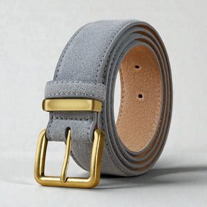 Ceinture suédée en cuir avec finitions soignées femme