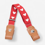Ceinture enfant élastique sans boucle avec attaches ajustables