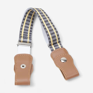 Ceinture enfant élastique sans boucle avec attaches ajustables