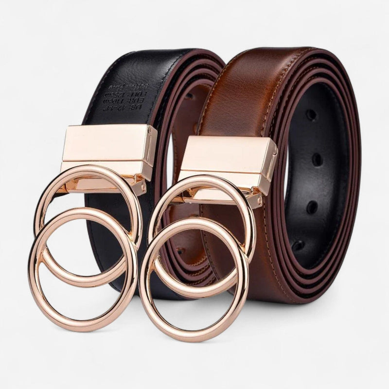 Ceinture pour femme réversible