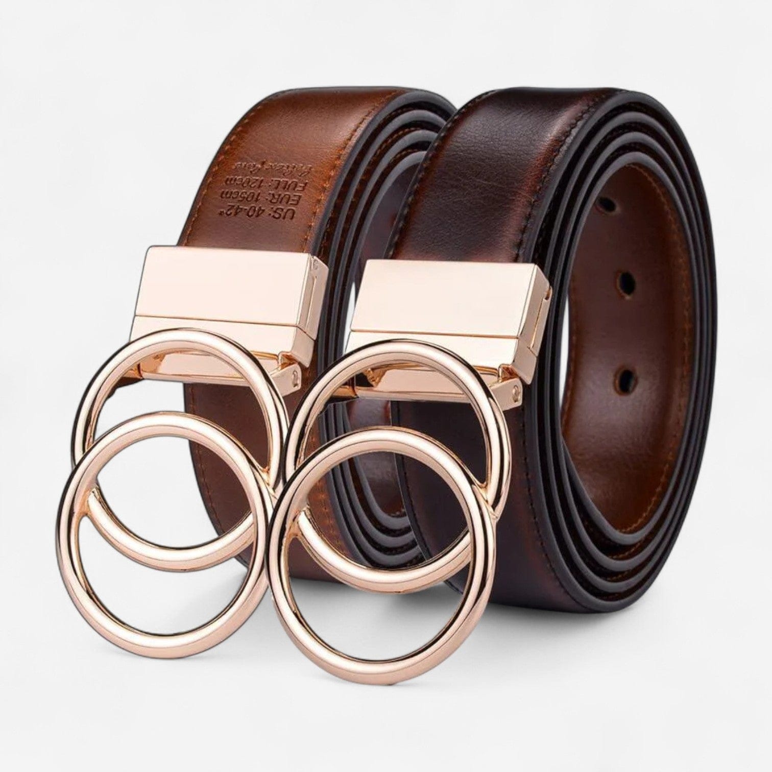 Ceinture pour femme réversible