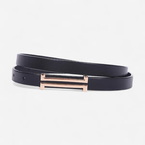 Ceinture fine femme en cuir véritable chic et élégante