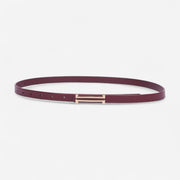 Ceinture fine femme en cuir véritable chic et élégante