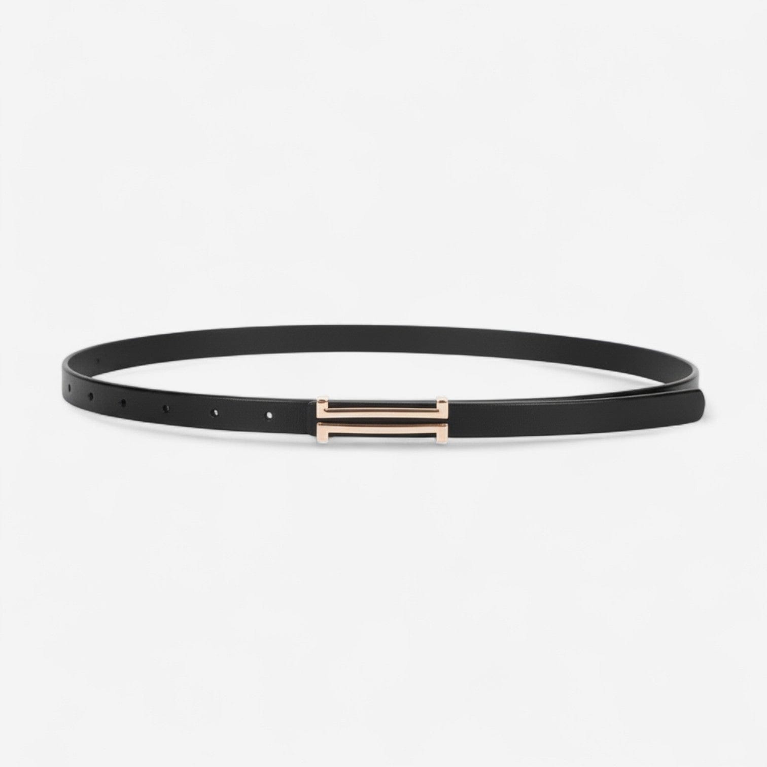 Ceinture fine femme en cuir véritable chic et élégante