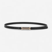 Ceinture fine femme en cuir véritable chic et élégante