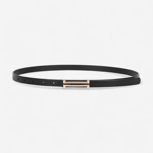 Ceinture fine femme en cuir véritable chic et élégante