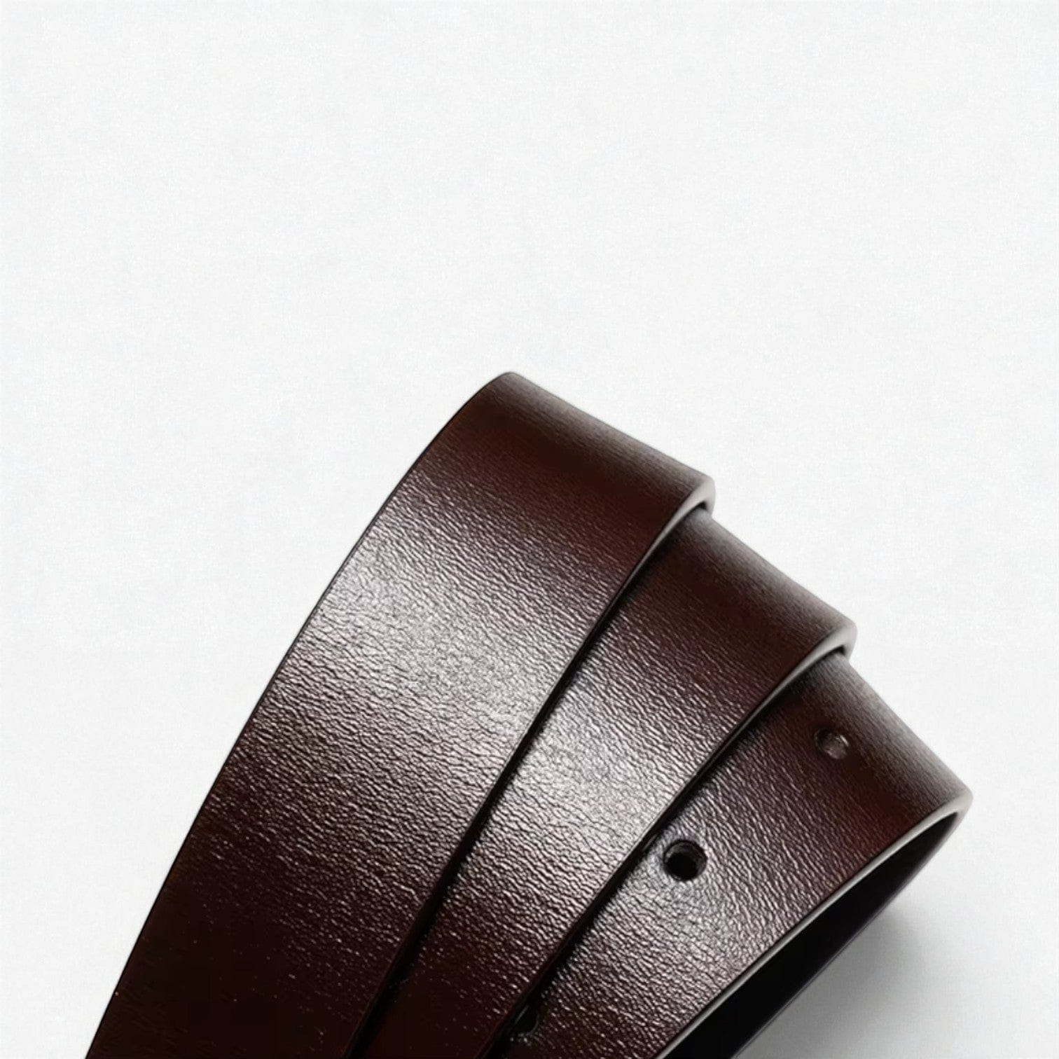 Ceinture pour femme simili cuir avec boucle dorée élégante