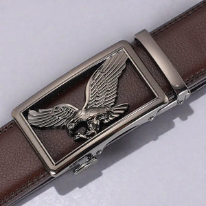 Ceinture automatique pour homme cuir noir style moderne