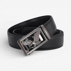 Ceinture automatique pour homme cuir noir style moderne
