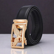 Ceinture automatique pour homme cuir noir style moderne