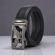 Ceinture automatique pour homme cuir noir style moderne