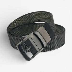 Ceinture pour homme réversible avec toile en nylon et boucle rotative