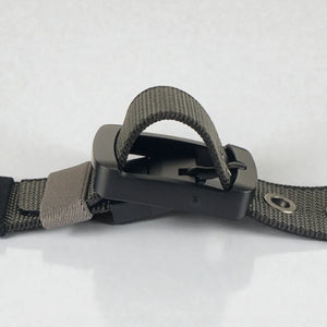 Ceinture pour homme réversible avec toile en nylon et boucle rotative