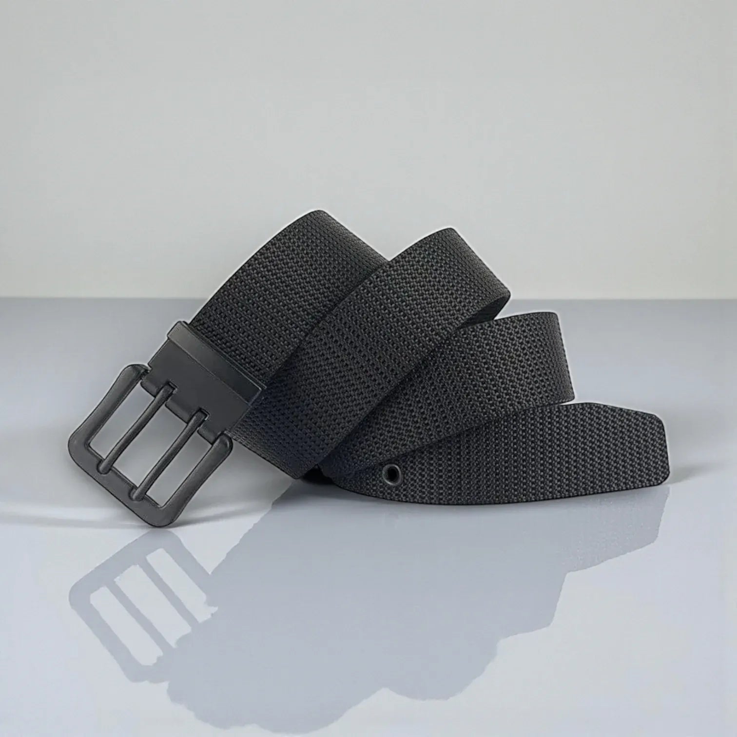 Ceinture pour homme toile robuste avec double ardillon