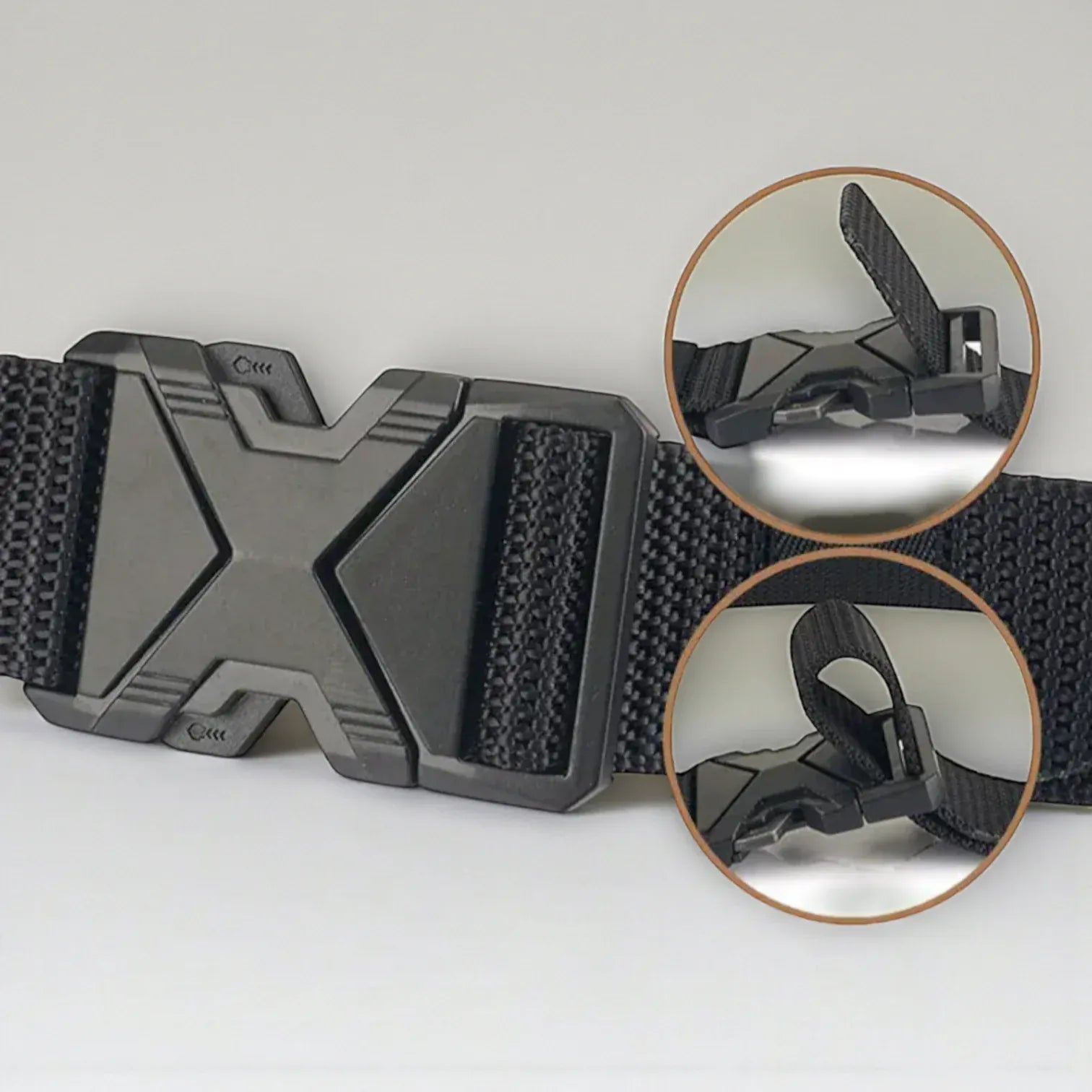 Ceinture pour homme toile légère avec design tactique