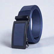 Ceinture pour homme toile avec réglage précis et texture tissée