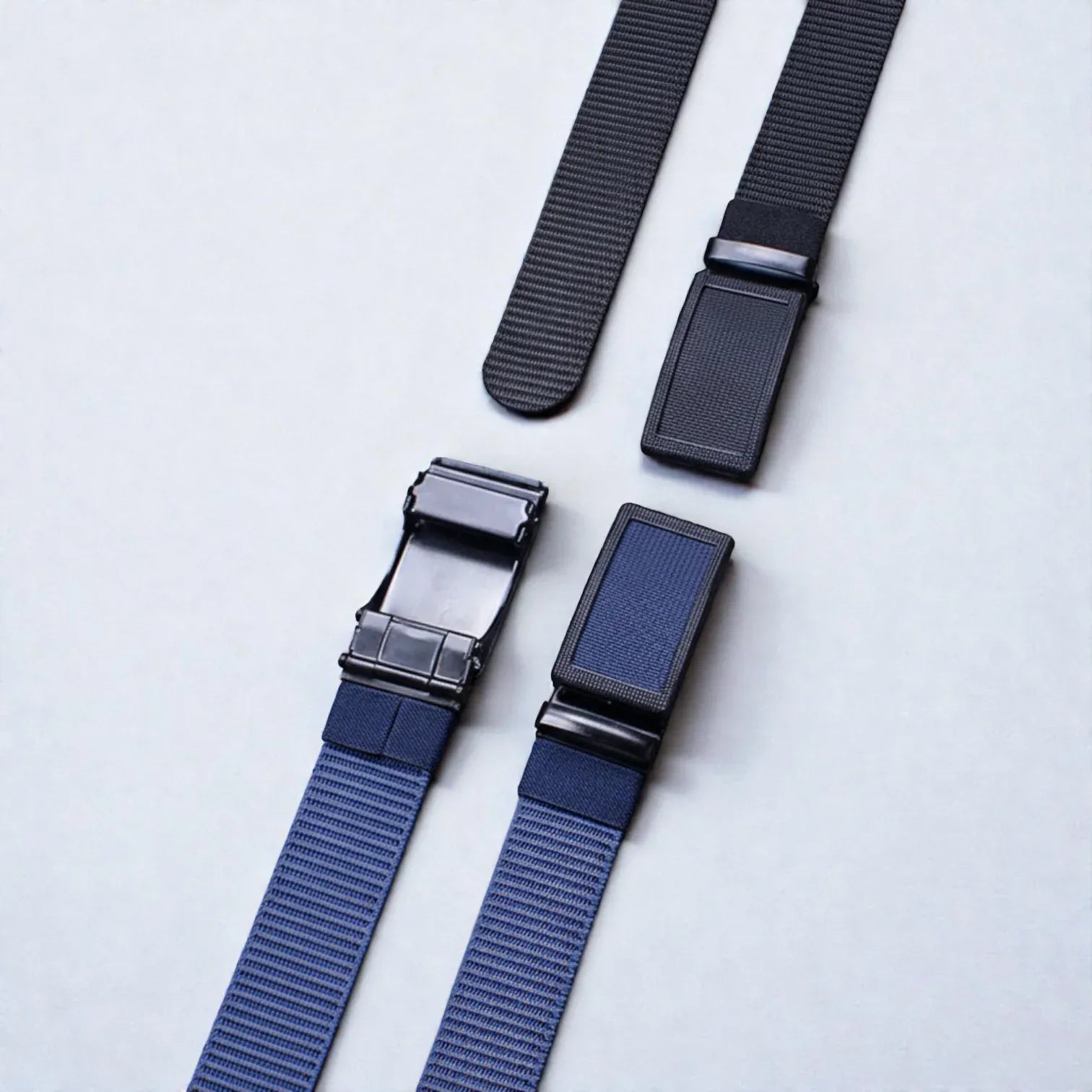 Ceinture pour homme toile avec réglage précis et texture tissée