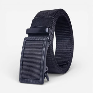 Ceinture pour homme toile avec réglage précis et texture tissée