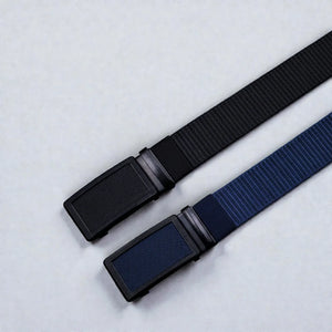 Ceinture pour homme toile avec réglage précis et texture tissée