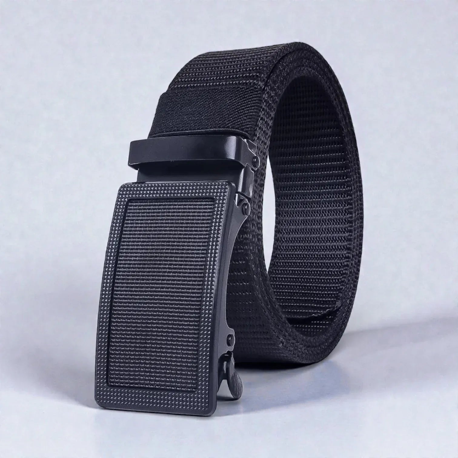 Ceinture pour homme toile avec réglage précis et texture tissée