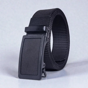 Ceinture pour homme toile avec réglage précis et texture tissée